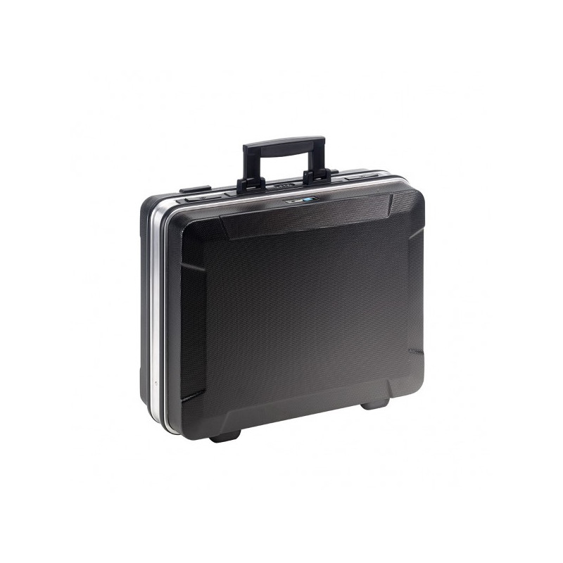 FLEX - ABS robust tool case, flexible and spacious without tools - Elastic version - B&W