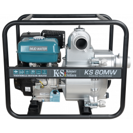 Motopompe Essence KS 80 MW - eaux fortement polluées -  1000 L/mm  60m³/h - Könner & Shönen