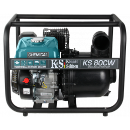 Motopompe Gasoline KS 80 CW for aggressive liquids - 1000 L/mm 60m3/h - Könner & Shönen