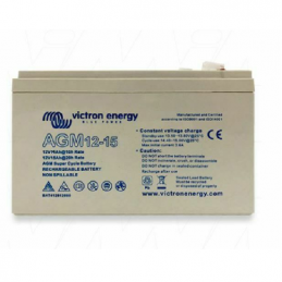 Batterie AGM Super Cycle 12V / 15Ah (Faston 6.3 x 0.8mm) - VICTRON