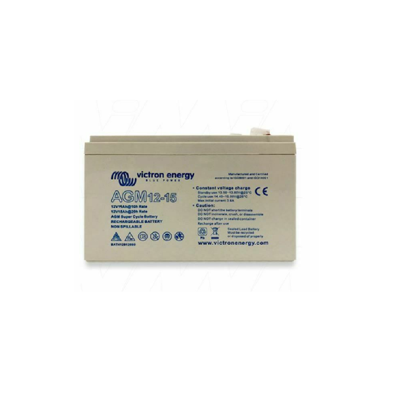 AGM Super Cycle 12V 15Ah battery (Faston 6.3 x 0.8mmVICTRON