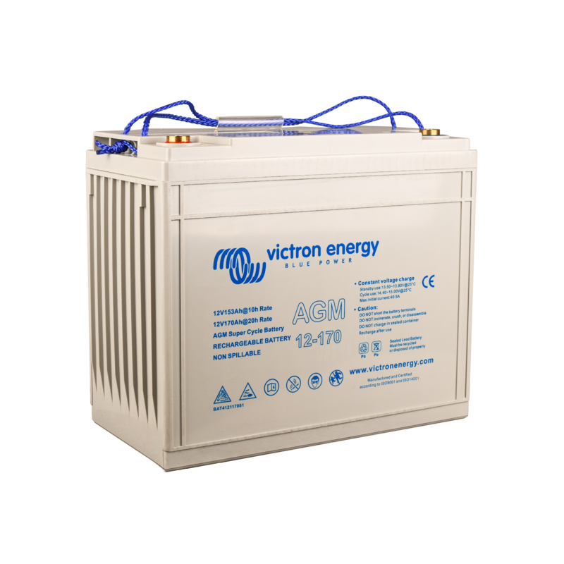 Batterie AGM Super Cycle 12V 170Ah (Bornes Insert M8) - VICTRON