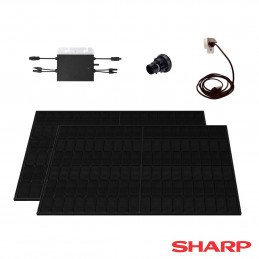 Kit solaire 840W - SHARP/APSYSTEM