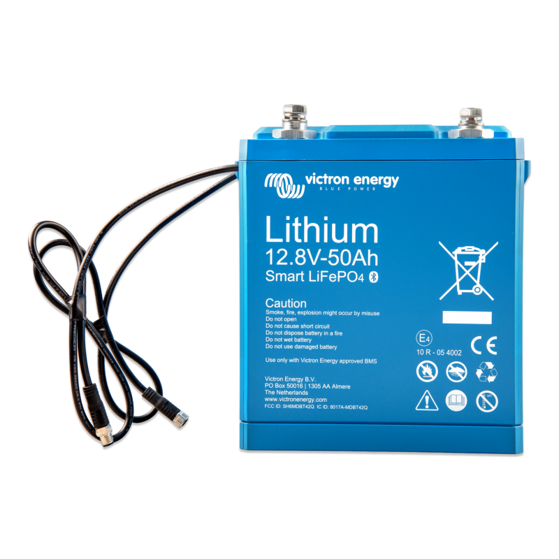 Batterie Lithium LIFePO4 12.8V 50Ah 640Wh Smart - VICTRON
