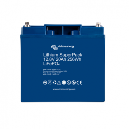 Batterie Lithium LIFePO4 SuperPack 12.6V 20Ah (M5) - VICTRON