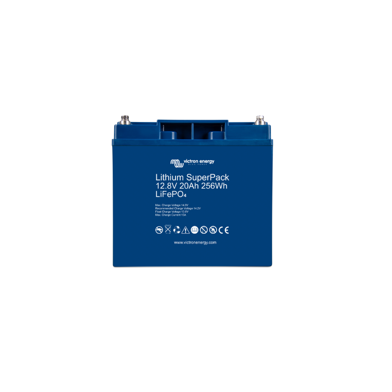 Batterie Lithium LIFePO4 SuperPack 12.6V 20Ah (M5) - VICTRON
