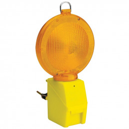 Lampe clignotante de chantier LED jaune 1 x 4R25 - TORRO