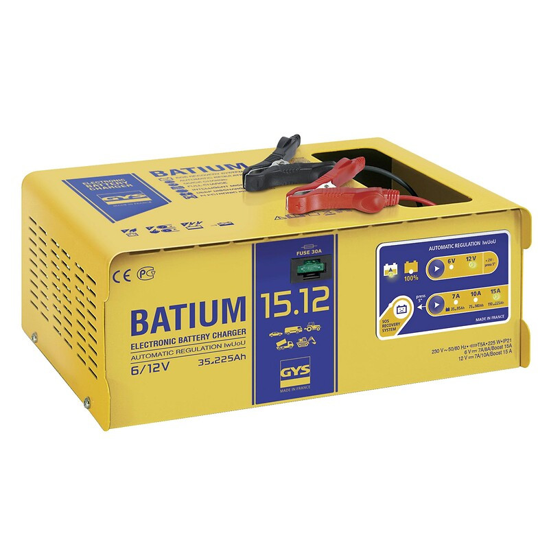 CHARGEUR BATIUM 15/12 - 6/12 Volts - GYS