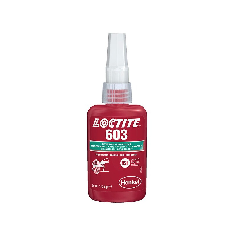 Adhesive LOCTITE® 603 "tolerant oil" fixing 50ml - LOCTITE