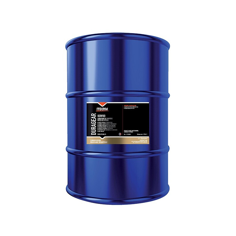 Synthetic oil speed boxes Duragear 80W90 30 liter can - ITECMA