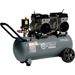 Electric air compressor without silent oil 50L 2 x 1.3 CV - LACME