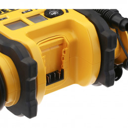 18V XR Gonfleur, LCD display, LED lamp and 12V car charger - DEWALT