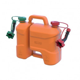 Double compartment polyethylene jerrycan 5 litres and 3 litres - PRESSOL