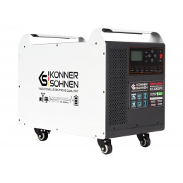 Centrale électrique portable KS 3000PS - Puissance nominale 3000W, Onde sinusoïdale pure - Könner & Söhnen