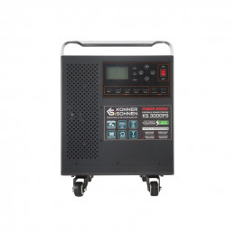 Portable electric power plant KS 3000PS - Rated power 3000W, pure sinusoidal wave - Könner & Söhnen