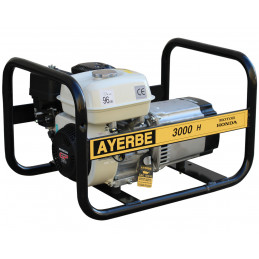 Generator AY-3000-H-MN - Single-phase 230V - Honda gasoline - 3 KVA 2.2 KW - Manual start - AYERBE