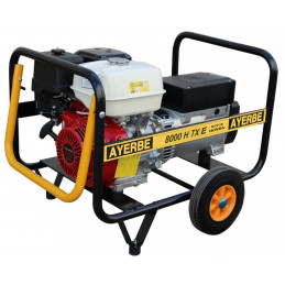 Generator AY-8000-H-TX-E - Three-phase 400V - Honda GX gasoline - 8 KVA - Electric start - AYERBE