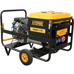 Generator AY-16000-V-TX-E-AVR - Three-phase 400V - Vanguard gasoline - 16 KVA 12.8 KW - Electric start - AYERBE