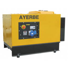 Generator AY-6000-KT-MN-INS-AVR-E - Soundproof 230V - Gasoline - 5.6 KW 7 kVA - Electric start - AYERBE