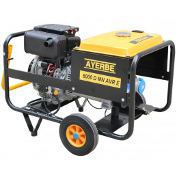 Groupe électrogène AY-6000-D-MN-AVR-E  Monophasé 230V - Yanmar diesel - 5 KW 6.2 KVA - AYERBE