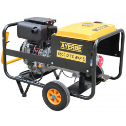 Groupe électrogène AY-6500-D-TX-AVR-E  Triphasé 400V - Yanmar diesel - 5 KW 6.2 KVA - AYERBE