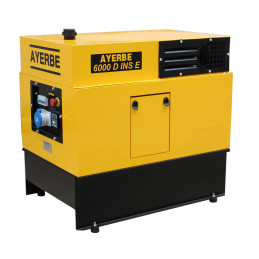 Generator AY-6000-D-MN-INS-E - Soundproof - 230 V - Yanmar fuel - 6.5 KVA 5.2 KW - AYERBE