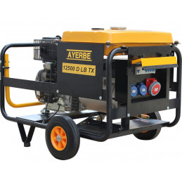 Generator AY-12500-D-LB-TX-E  Three-phase 400V - Kholer fuel - 12.5 KVA 10 KW - AYERBE