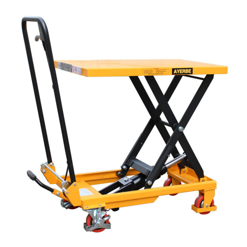 AY-150-MH hydraulic lift table - manual - CU 150 kg - AYERBE