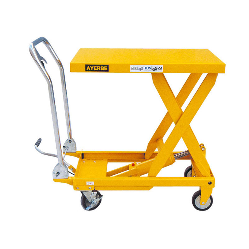 AY-500-MH hydraulic lift table - manual - CU 500 kg - AYERBE