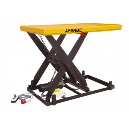 Hydraulic lift table AY-1100-EMH - Electric 400V - CU 1000 kg - AYERBE