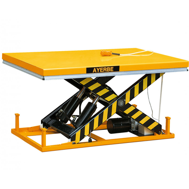 AY-4000-EMH hydraulic lift table - Electric 400V - CU 4000 kg - AYERBE