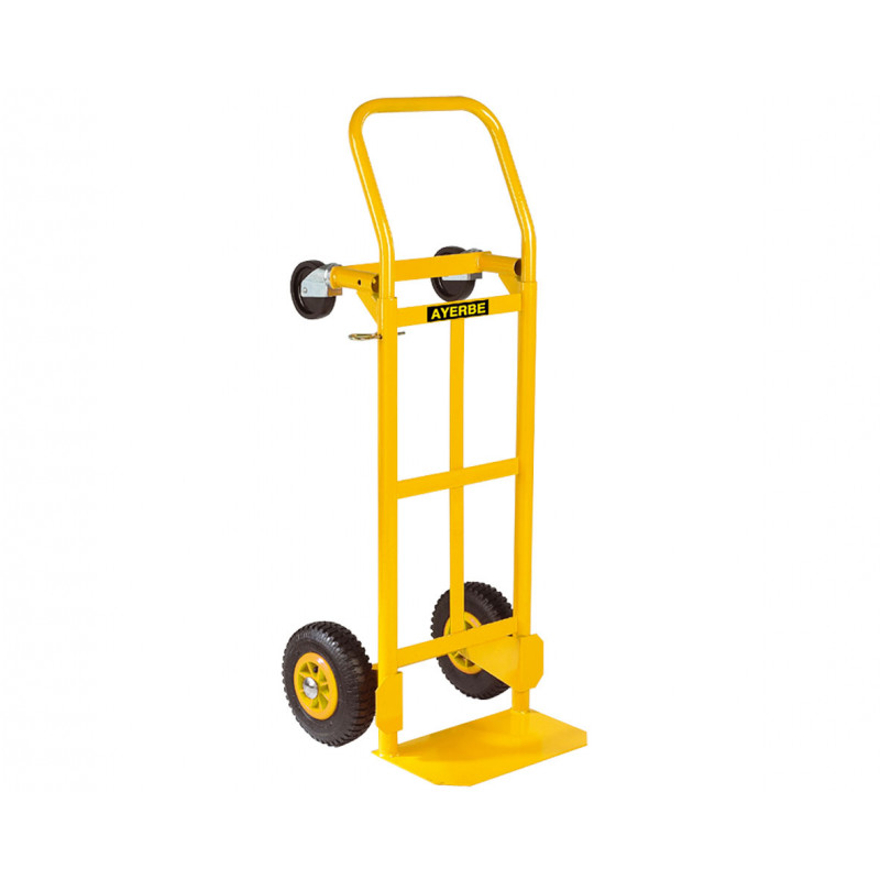 Trolley-chariot AY-200-NTM - Swivel inflatable wheels - CU 200 kg - AYERBE