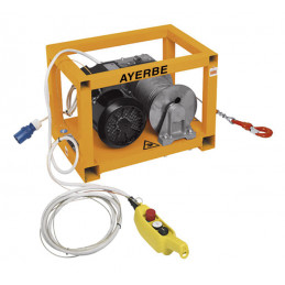 Winch electric AY-500-AP - Capacity 500 kg - Cable 25 m - AYERBE