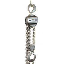 AY-PROF-3000-INOX manual chain hoist - Max. capacity 3000 kg - 3 m - 1 chain - AYERBE