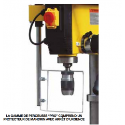 Perceuse à colonne AY-20-TS-PRO/LINE - 20 mm - 650W 230V - 120-2580 rpm - AYERBE