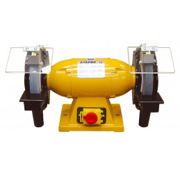 Bench grinder AY-200-PROF-TX - 450W 400V - 200 mm grinding wheel - AYERBE