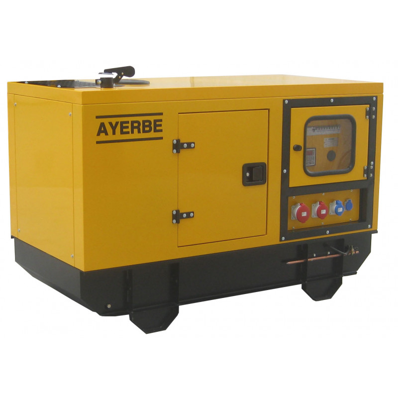 Generator aY-1500-10-TX-LOMB Soundproof Automatic - 400V - Fuel - 11 KVA 8.8 KW - AYERBE