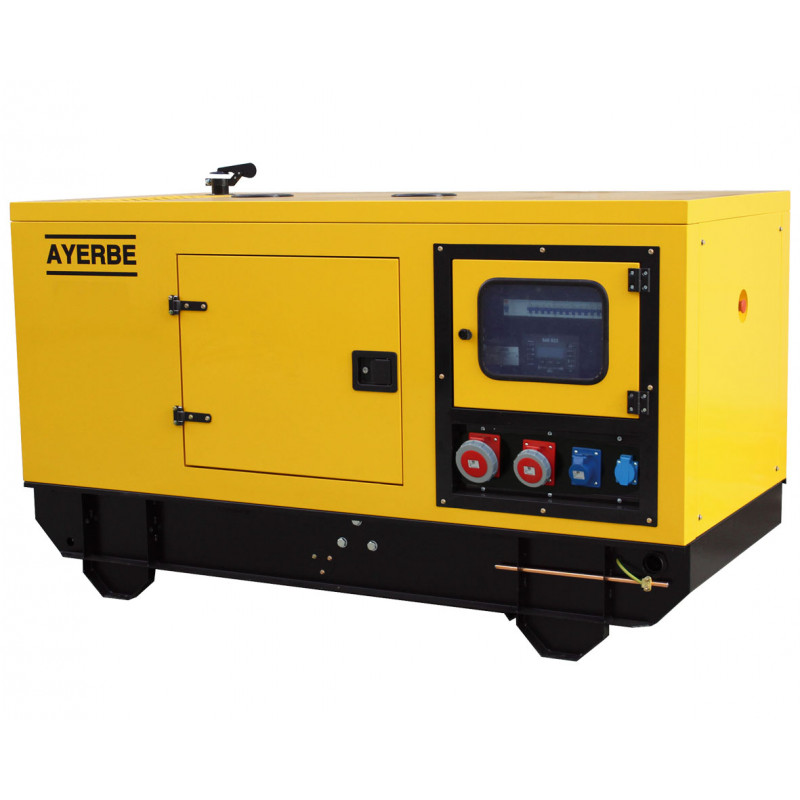 Generator aY-1500-10-TX-PERKINS Soundproof Automatic - 400V - Fuel - 10 KVA 8 KW - AYERBE