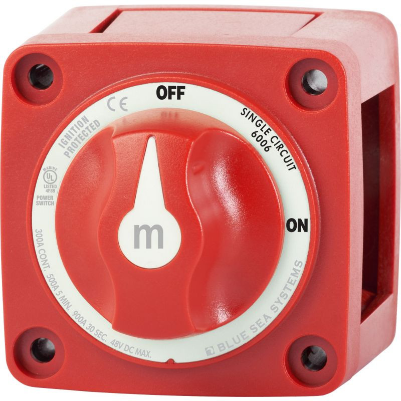 On-Off Series Slaughter Cup with button - 300A - Blue Sea Systems