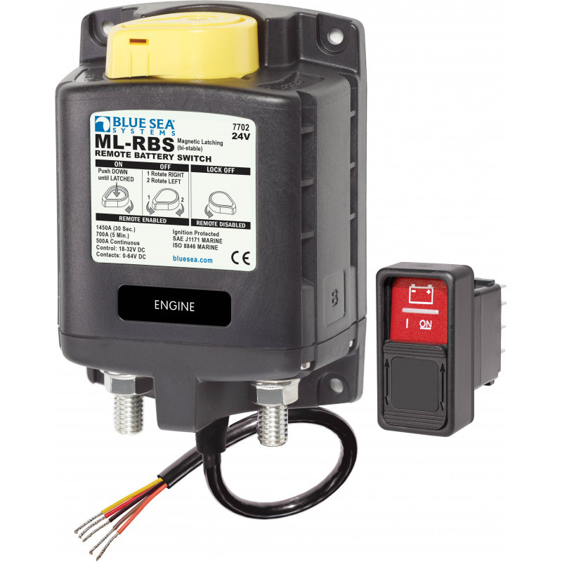 copy of ML series remote battery switch - 12V 500A RBS - Blue Sea Systems