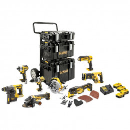 Premium Kit 8 XR 18V 5Ah tools - DCK853P4-QW - DEWALT