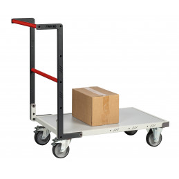 Flat-pack cart fixed 850 x 500 mm - melamine tray - Payload 250 kg - FIMM