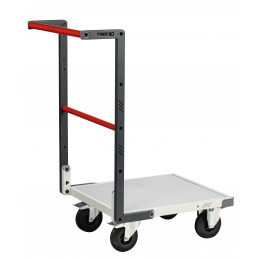 Flat-pack trolley fixed 550 x 500 mm - melamine tray - CU 250 kg - FIMM