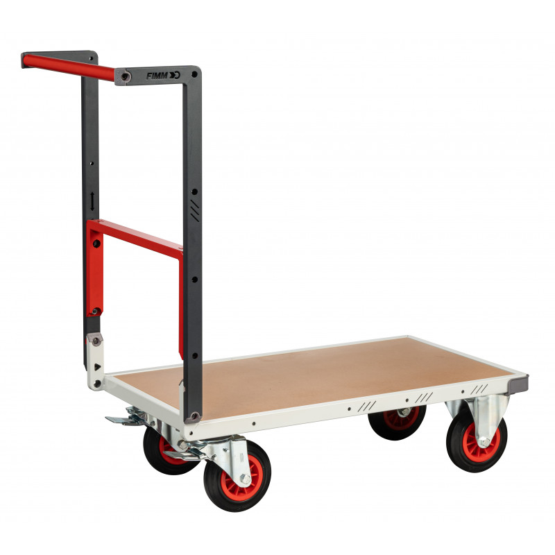 Chariot flat-pack dossier repliable 850 x 500 mm - plateau médium - Charge utile 400 kg - FIMM