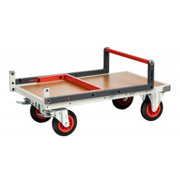 Chariot flat-pack dossier repliable 850 x 500 mm - plateau médium - Charge utile 400 kg - FIMM