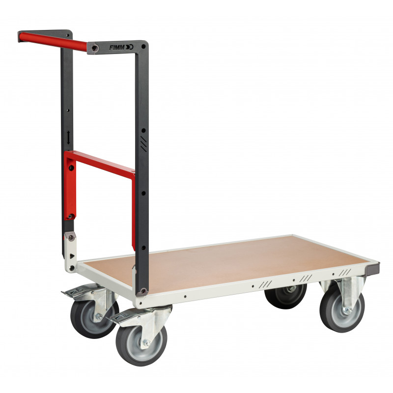 Chariot flat-pack dossier repliable 850 x 500 mm - plateau médium - Charge utile 400 kg - FIMM