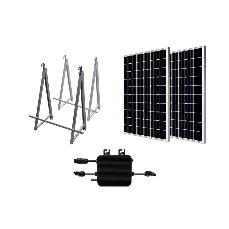 Système solaire de balcon sans batterie KS SBS800-SET3 - Konner & Sohnen