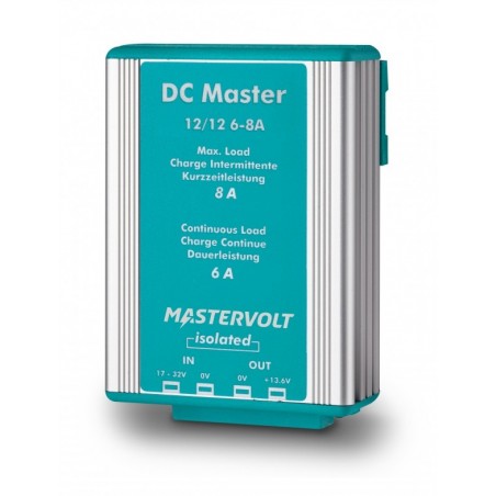 Convertisseur DC-DC Mastervolt - DC Master avec isolation galvanique 12V/12V - 8A/6A - IP53