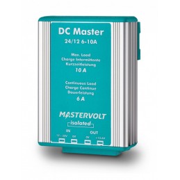 Convertisseur DC-DC Mastervolt - DC Master avec isolation galvanique 24V/12V - 10A/6A - IP53