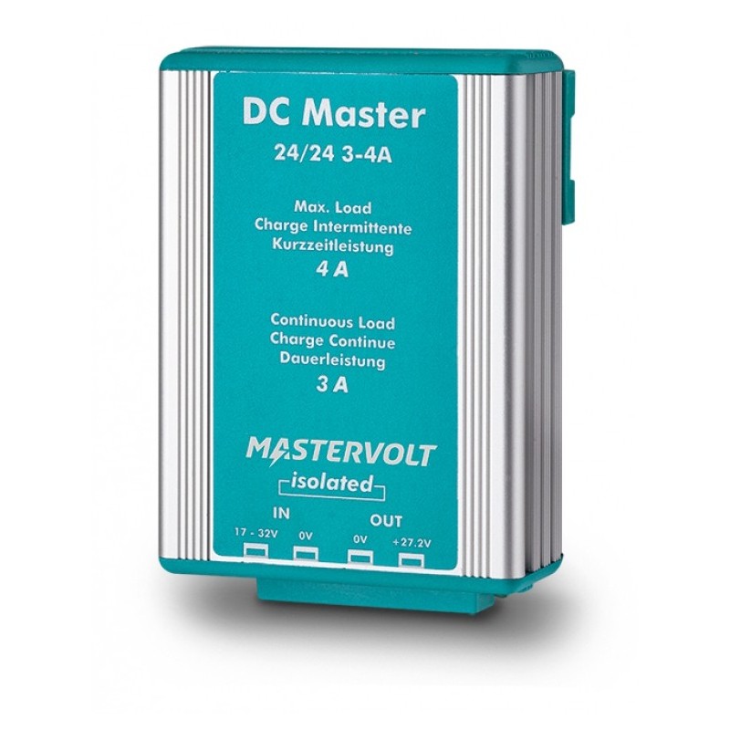 Convertisseur DC Master avec isolation galvanique 24V / 24V - 4A / 3A - IP53 - Mastervolt